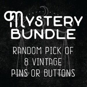 🔮‎ 5/$25 Mystery Bundle of 8 Vintage Pins